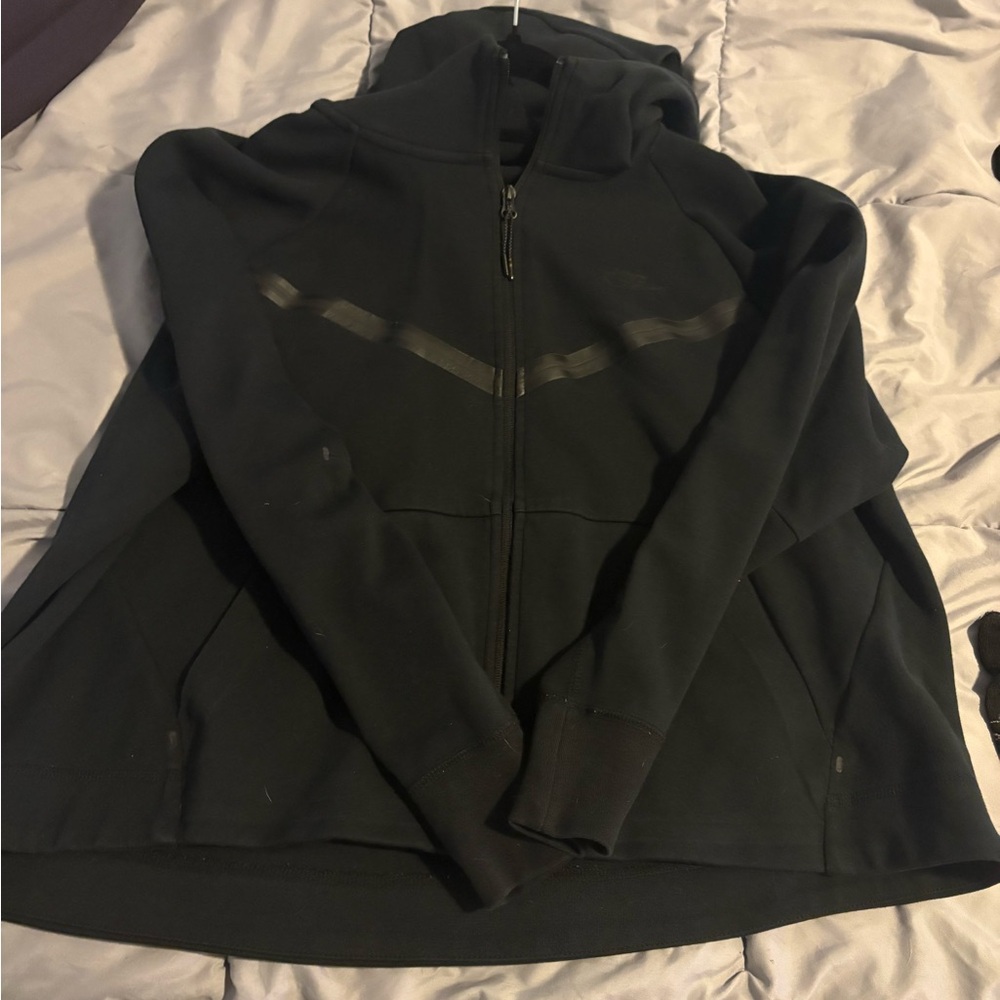 Nike Black Full-Zip Tec Hoodie